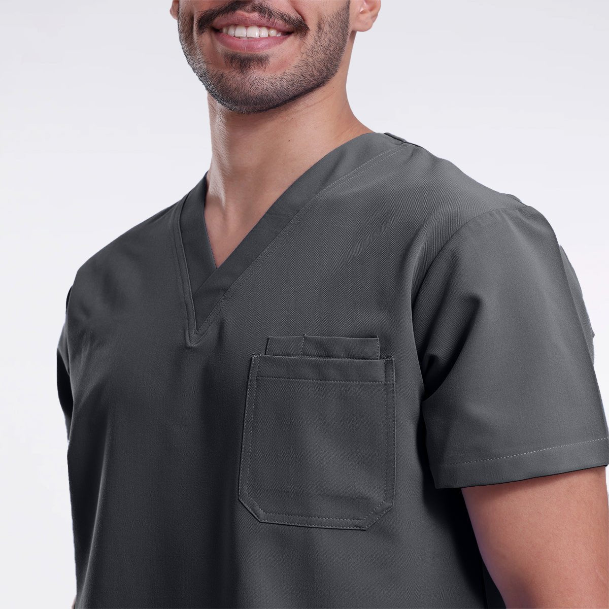 white-cross-v-tess-men-top-وايت-كروس-فيتيس-قميص-رجالي-GRAY