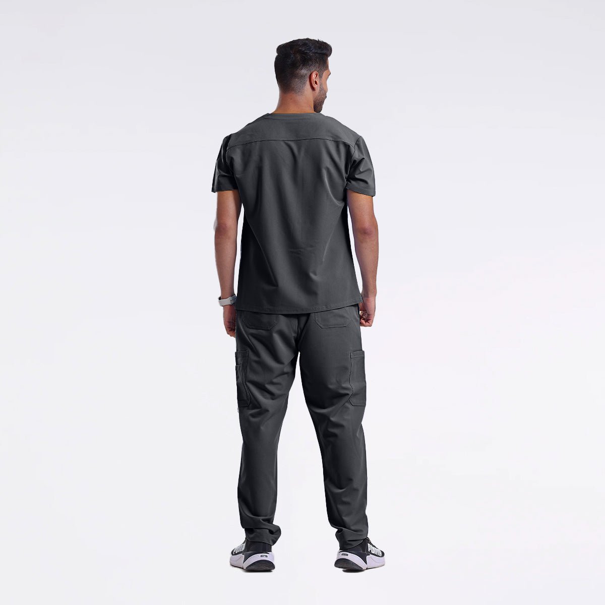 white-cross-v-tess-men-top-وايت-كروس-فيتيس-قميص-رجالي-GRAY