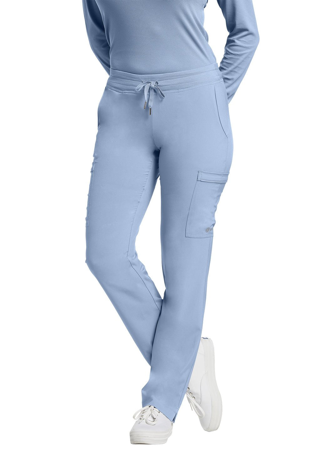 white-cross-fit-scrubs-female-RASPBERRY COULIS
