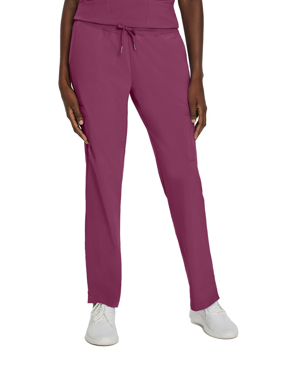 white-cross-fit-scrubs-female-WINE