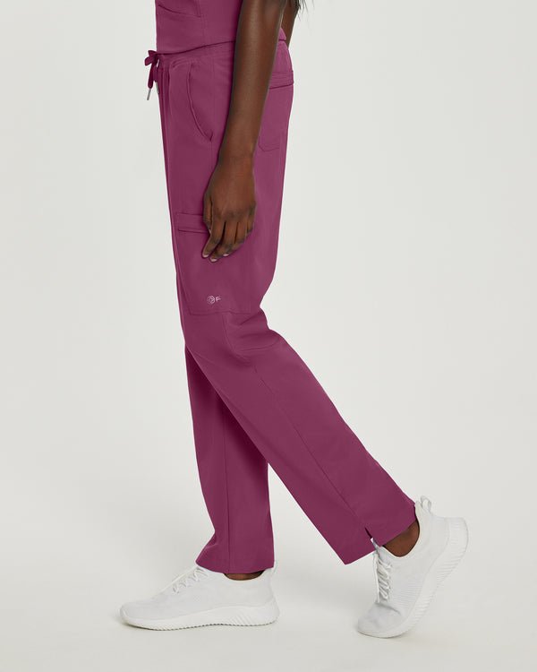 white-cross-fit-scrubs-female-WINE