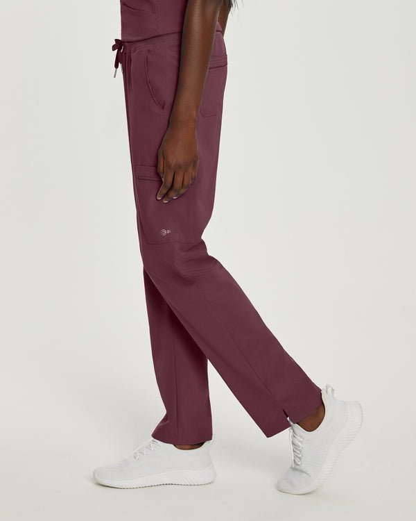 white-cross-fit-scrubs-female-WINE