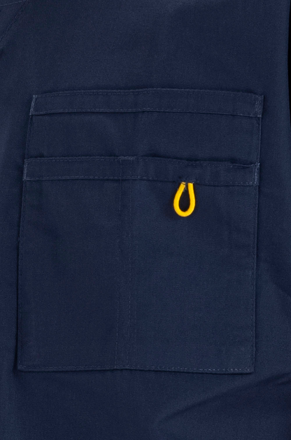 scrub top unisex men women navy