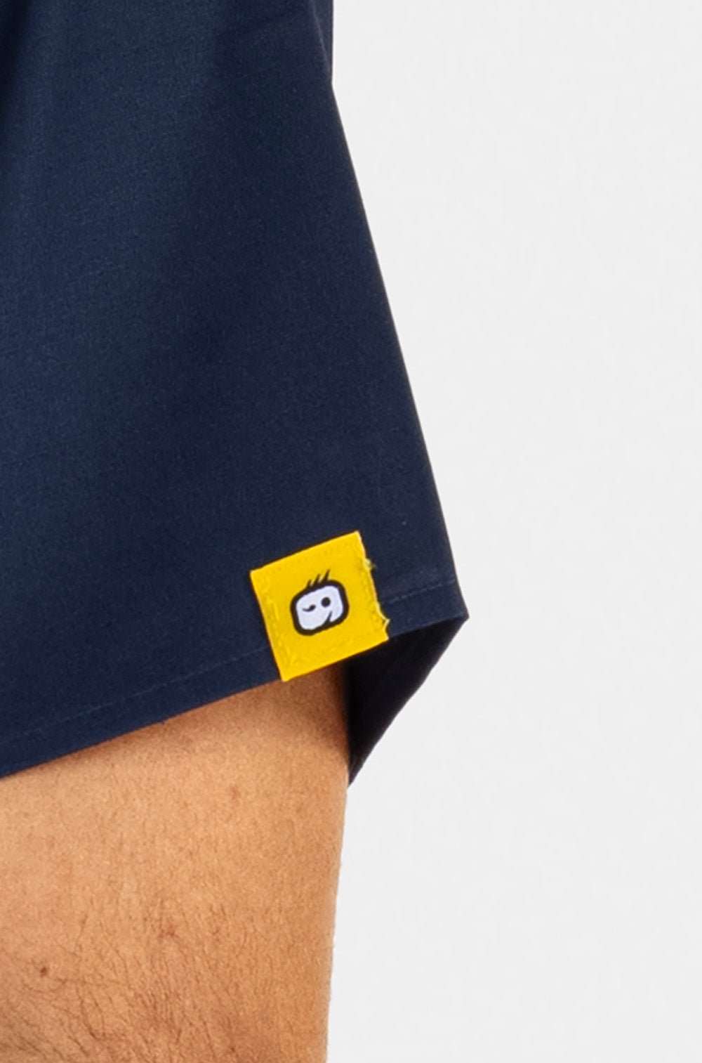 scrub top unisex men women navy