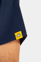 scrub top unisex men women navy