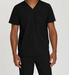 landau-urbane-scrubs-male9911lka-STEEL