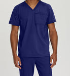 landau-urbane-scrubs-male9911lka-STEEL