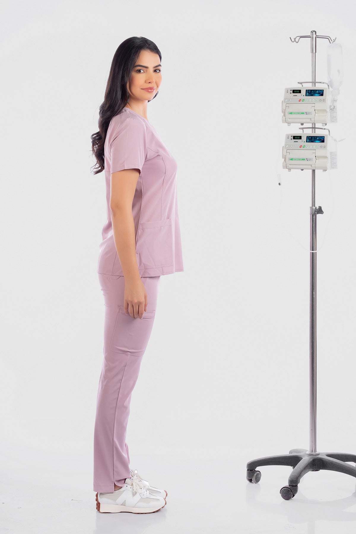 white-cross-fit-scrubs-female1-PEWTER