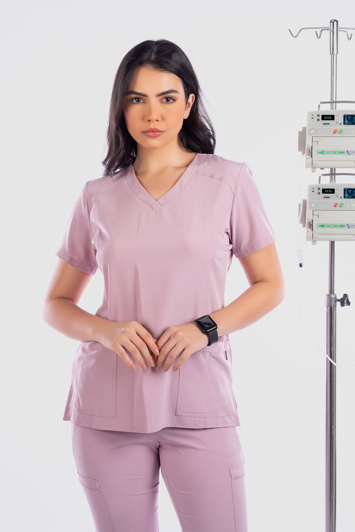 white-cross-fit-scrubs-female1-PEWTER