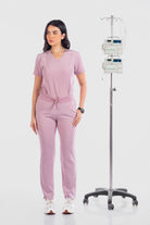 white-cross-fit-scrubs-female-BLACK