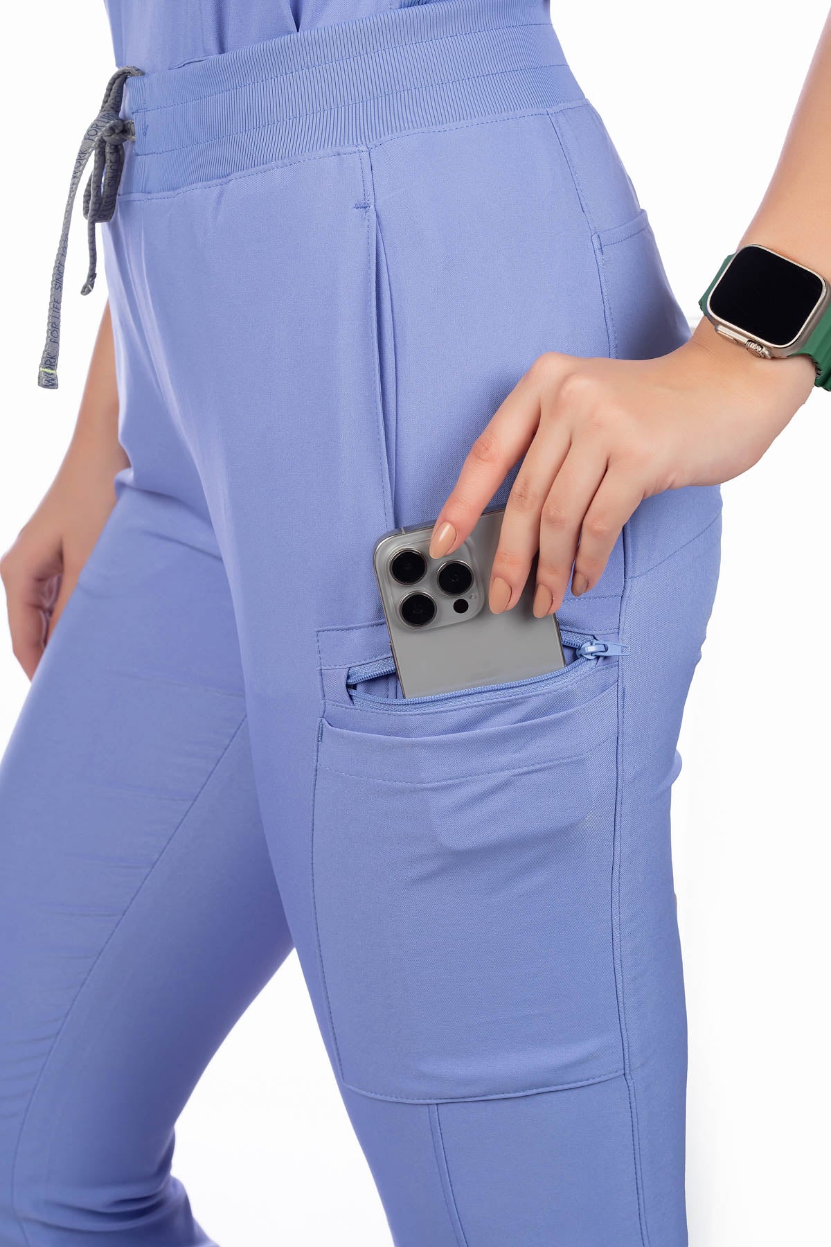 landau-forward-women-pants-لاندو-فوروارد-بنطلون-نسائي-SURGICAL GREEN