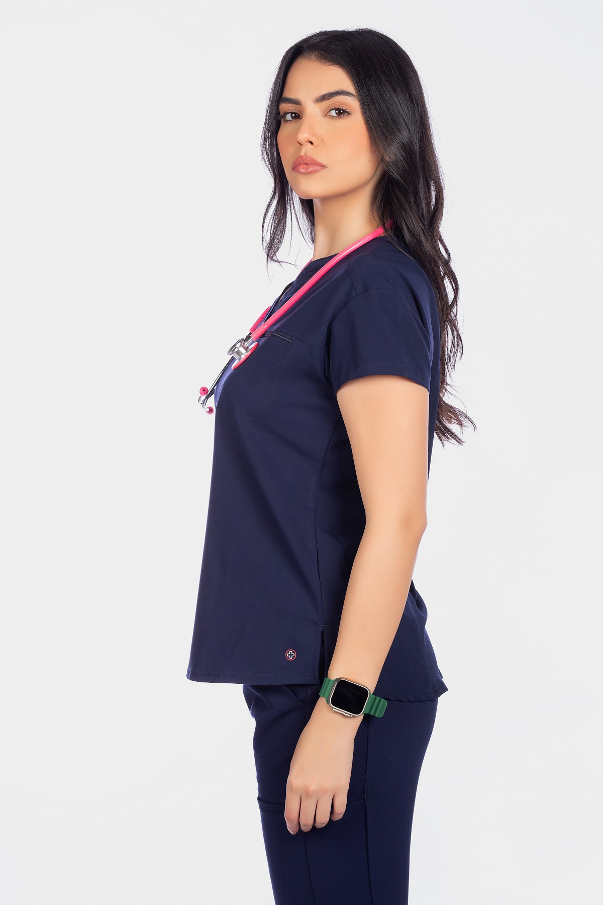 white-cross-v-tess-women-top-وايت-كروس-فيتيس-قميص-نسائي-NAVY