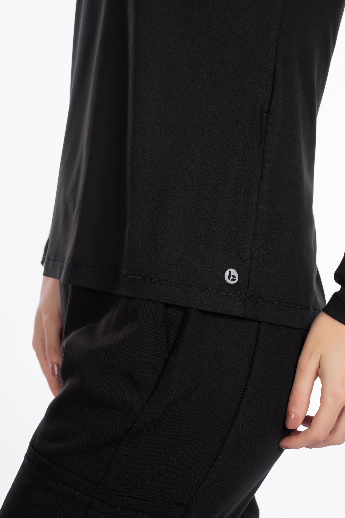 womens-long-slv-underscrub-top-BLACK