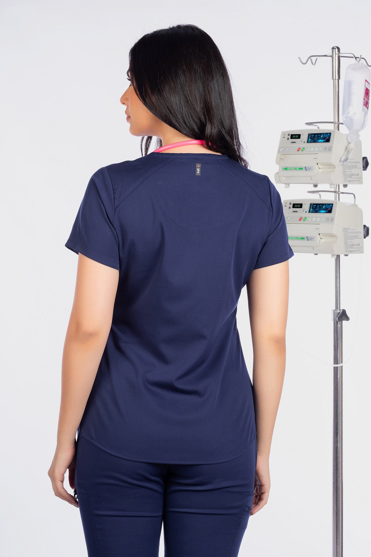 barco-spandex-scrubs-femalegrst011-NAVY