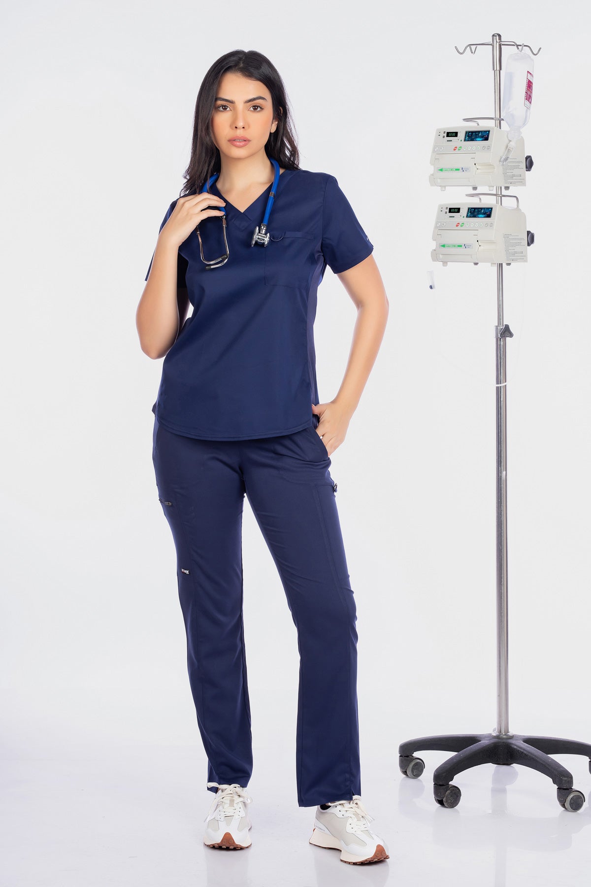 landau-proflex-vneck-top-لاندو-بروفلس-قميص-نسائي-BLACK