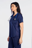 landau-proflex-vneck-top-لاندو-بروفلس-قميص-نسائي-BLACK