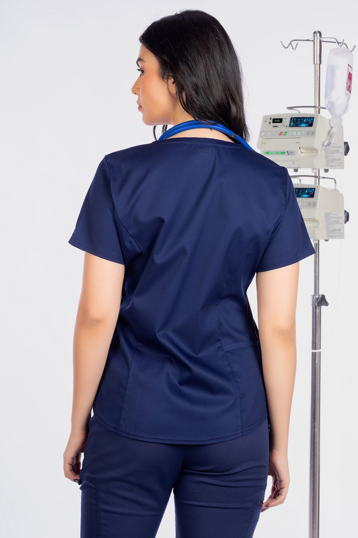 landau-proflex-vneck-top-لاندو-بروفلس-قميص-نسائي-NAVY