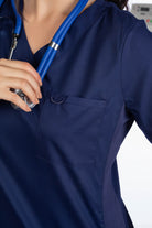 landau-proflex-vneck-top-لاندو-بروفلس-قميص-نسائي-BLACK