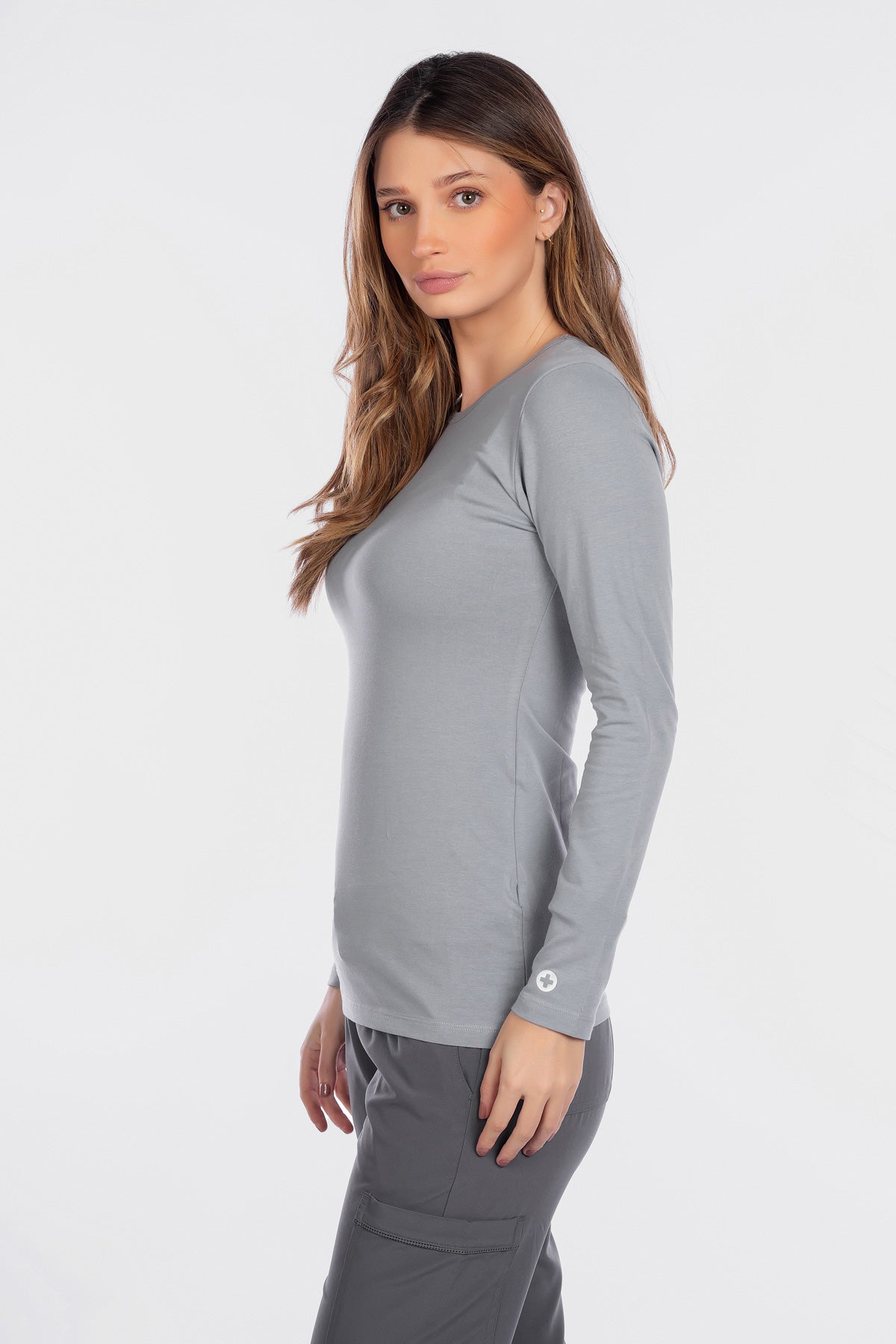 white-cross-v-tess-women-top-وايت-كروس-فيتيس-قميص-نسائي-2-GRAY