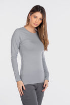 white-cross-v-tess-women-top-وايت-كروس-فيتيس-قميص-نسائي-2-GRAY