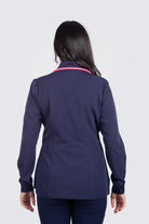 white-cross-women-crft-jacket-NAVY