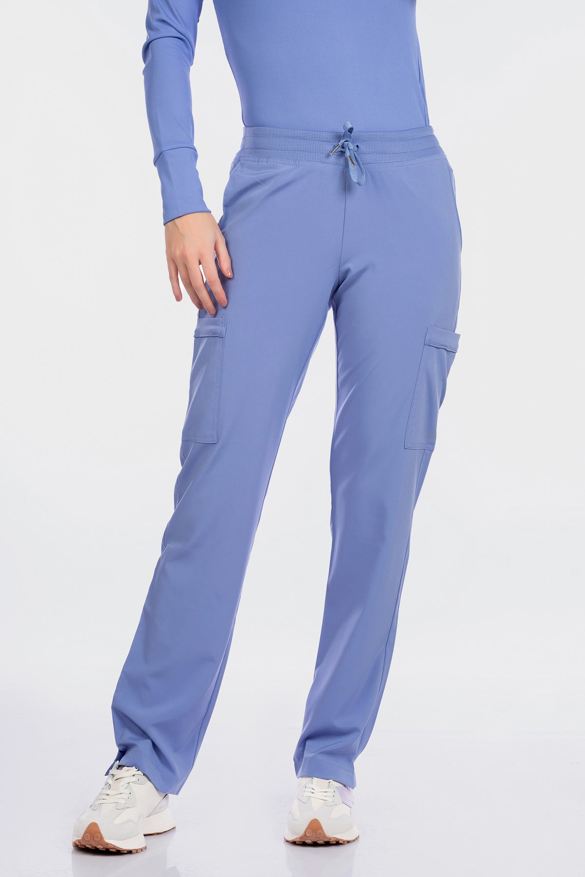 white-cross-fit-scrubs-female-BABY BLUE