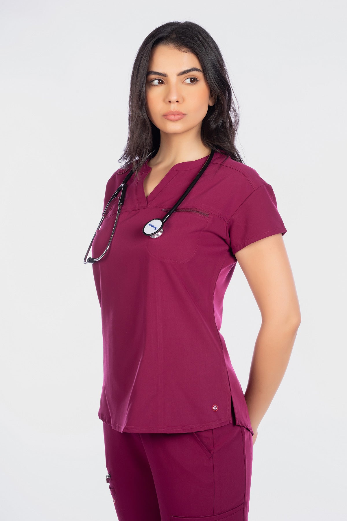 white-cross-v-tess-women-top-وايت-كروس-فيتيس-قميص-نسائي-CIELBLUE