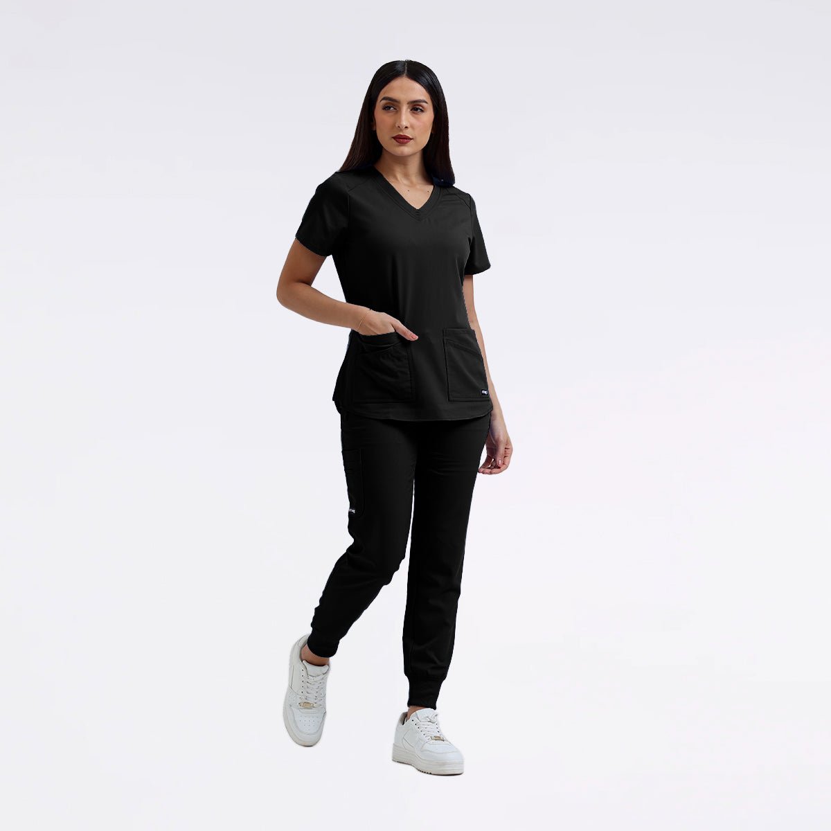 barco-spandex-scrubs-femalegrst011-BLACK