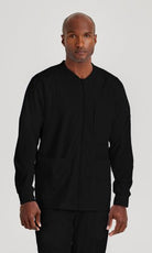 react-m5pkt-zip-front-warm-up-BLACK