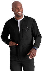 react-m5pkt-zip-front-warm-up-BLACK