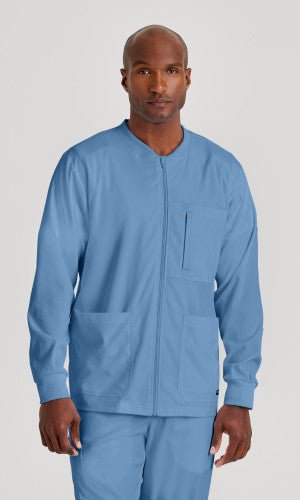 react-m5pkt-zip-front-warm-up-BLACK
