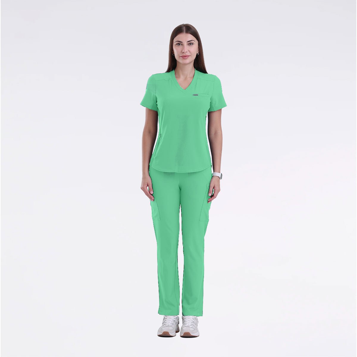 landau-forward-women-top-لاندو-فوروارد-قميص-نسائي-SURGICAL GREEN