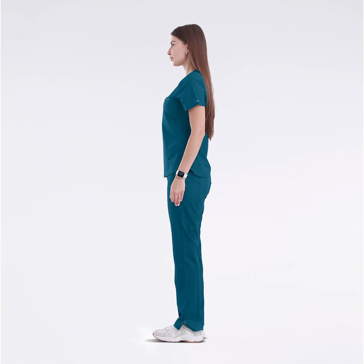 landau-proflex-vneck-top-لاندو-بروفلس-قميص-نسائي-WHITE