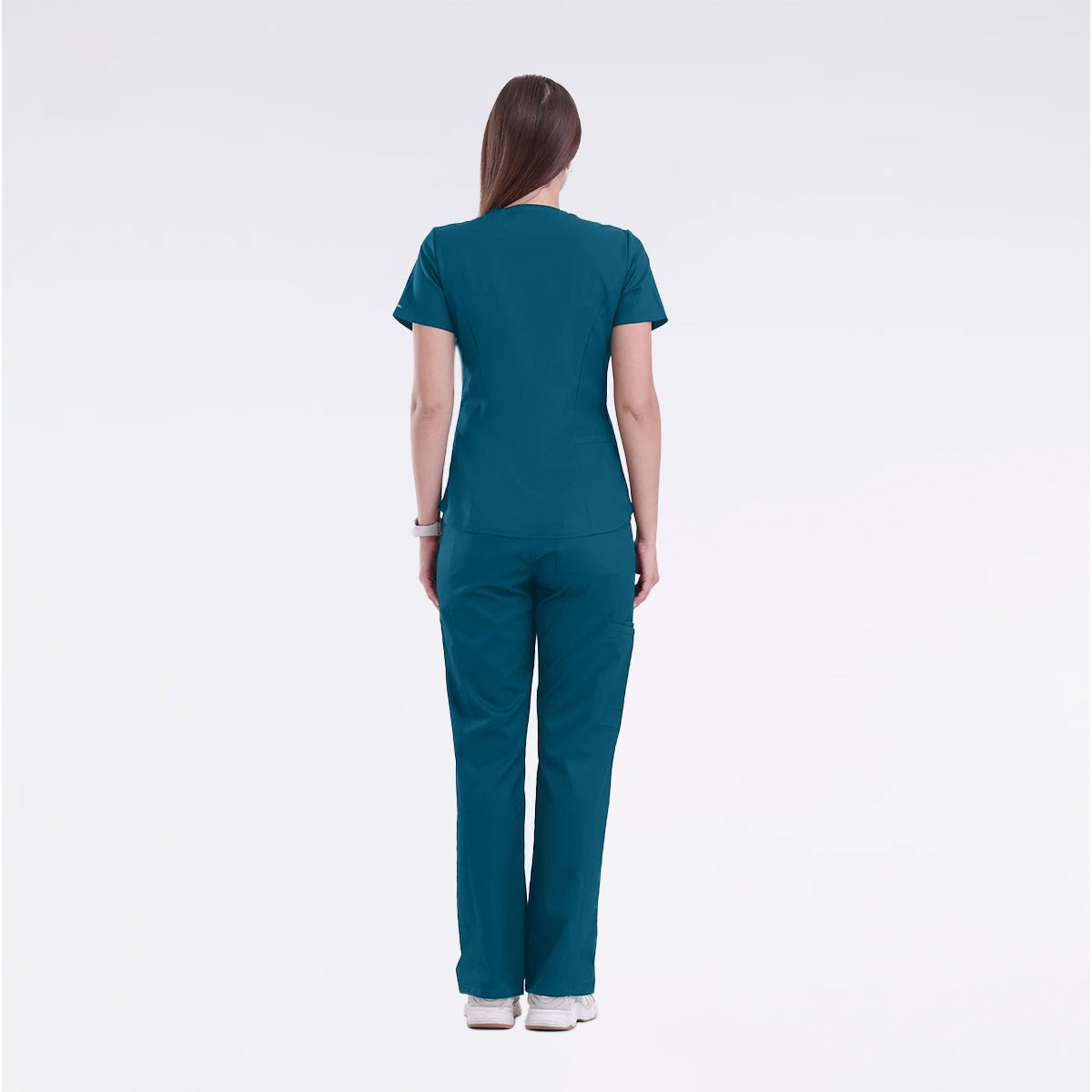 landau-proflex-vneck-top-لاندو-بروفلس-قميص-نسائي-WHITE