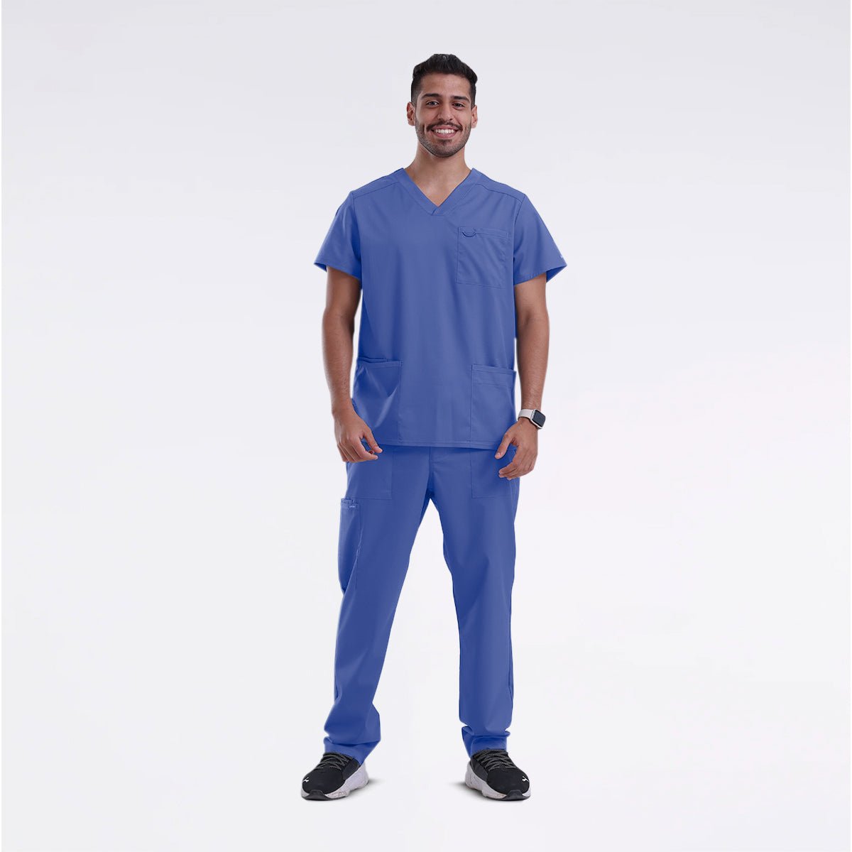 landau-proflex-men-vneck-top-لاندو-بروفلس-قميص-رجالي-CIELBLUE