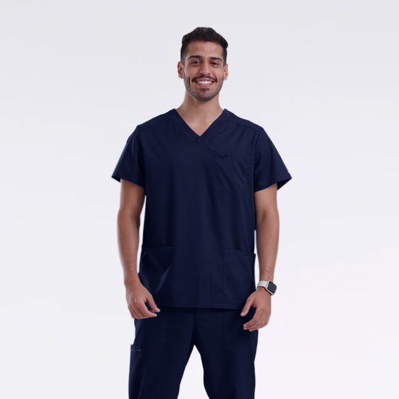 landau-proflex-men-vneck-top-لاندو-بروفلس-قميص-رجالي-NAVY