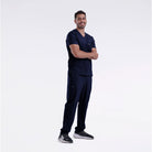 landau-forward-men-v- Scrub Top -لاندو-فوروارد-قميص-رجالي-CIELBLUE