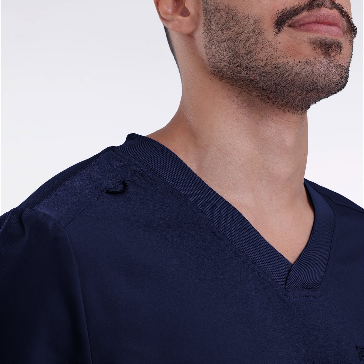 landau-forward-men-v- Scrub Top -لاندو-فوروارد-قميص-رجالي-NAVY