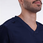landau-forward-men-v- Scrub Top -لاندو-فوروارد-قميص-رجالي-NAVY