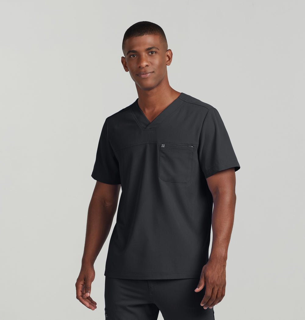 white-cross-crft-men-v-nck-top-NAVY