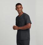 white-cross-crft-men-v-nck-top-NAVY