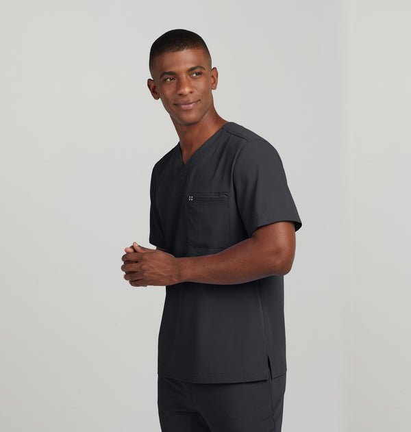 white-cross-crft-men-v-nck-top-NAVY