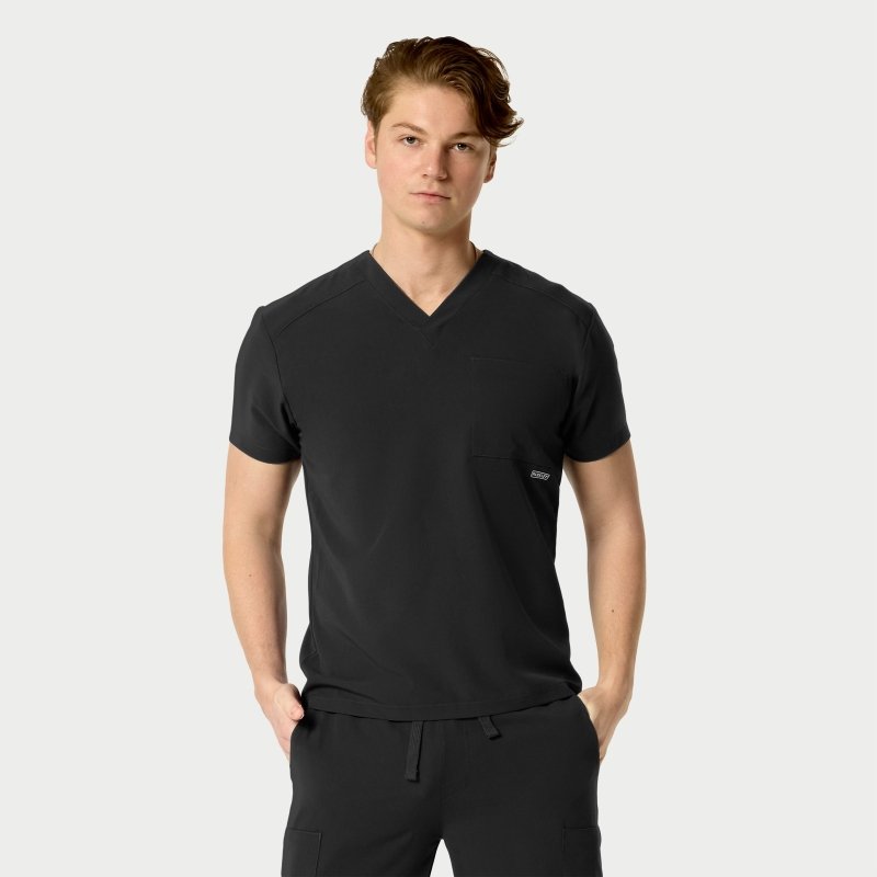 PARKLEY ABC MEN CHEST POCKET BASIC TOP  - SANTIAGO