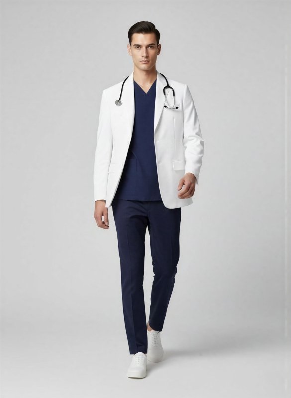CLASSICO MEN'S LAB COAT TAILORED JACKET