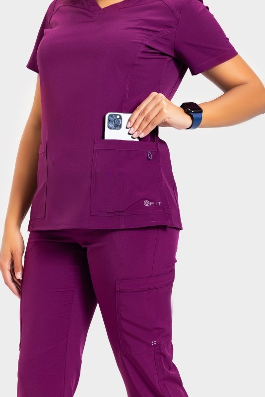 FIT Female V - Neck Top - Drs Lounge