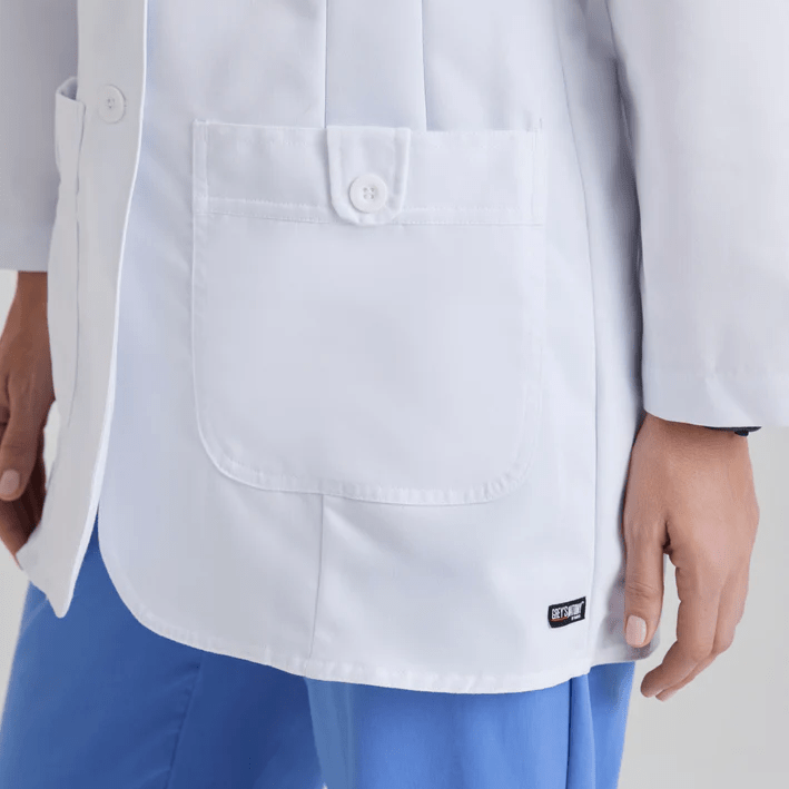 Greys Anatomy Scrubs Classic Female Lab Coat - Drs Lounge