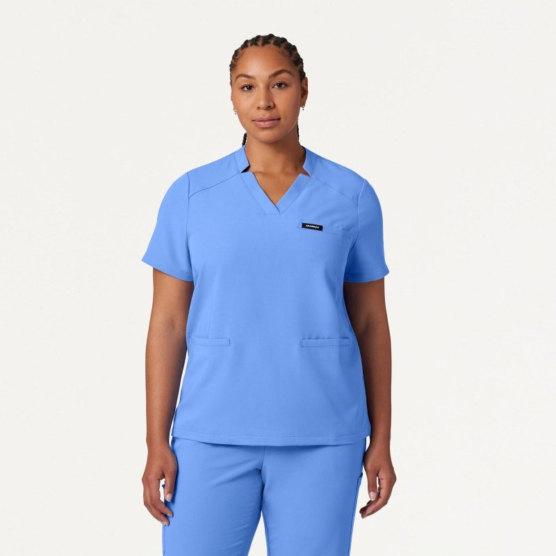 HELIA SLIM WOMAN TOP VNECK - Drs Lounge