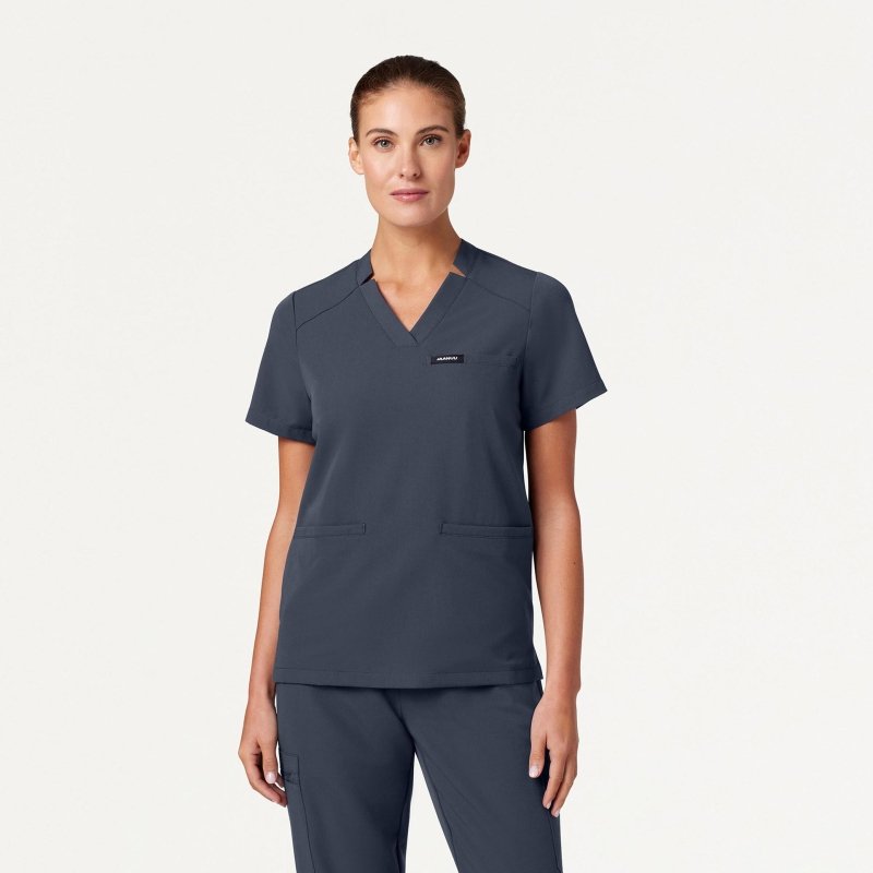 HELIA SLIM WOMAN TOP VNECK - Drs Lounge