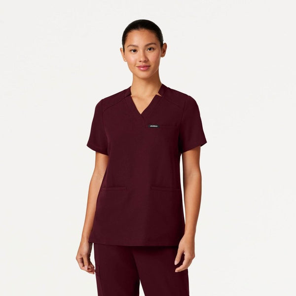 JAANUU HELIA SLIM WOMAN TOP VNECK W10002
