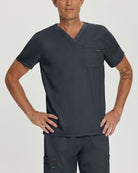 LANDAU PROFLEX MEN V-NECK TOP - Drs Lounge